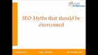 SEO Myths that should be overcomed