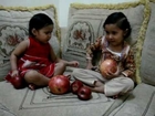 Noora Zafar and Hamda Zafar cherished Yemeni Pomegranate