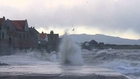 Hurricane-force winds batter UK, threaten Europe