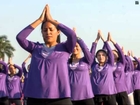 World's largest prenatal yoga class