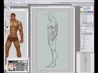 Painting male body chapter 2 side view