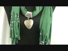 bulk necklace scarves Pendant Necklace Scarf wholesalesarong.com