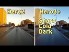 GoPro Hero3+, Sharp, Dark and Cold image compared to Hero2.