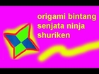 Cara Membuat Origami Bintang Senjata Ninja Shuriken