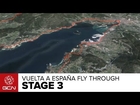 Vuelta A España 2013 Stage 3 Preview - Google Maps Fly Through