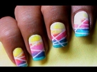 Gradient Nail Polish Designs- Cute Ombre Bright Nail Art Long/Short Nails Easy Tutorial Sponge